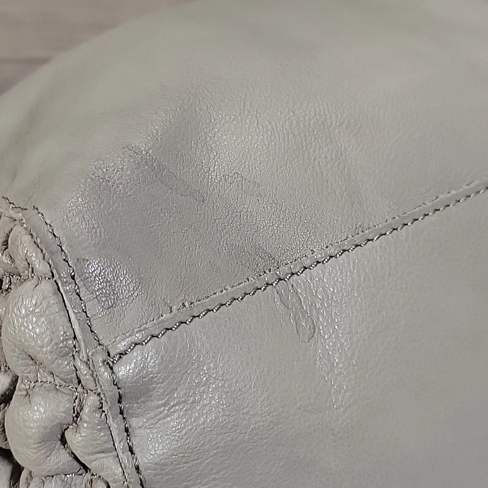 Liebeskind Berlin Gray Satchel Shoulder Bag Purse Handbag